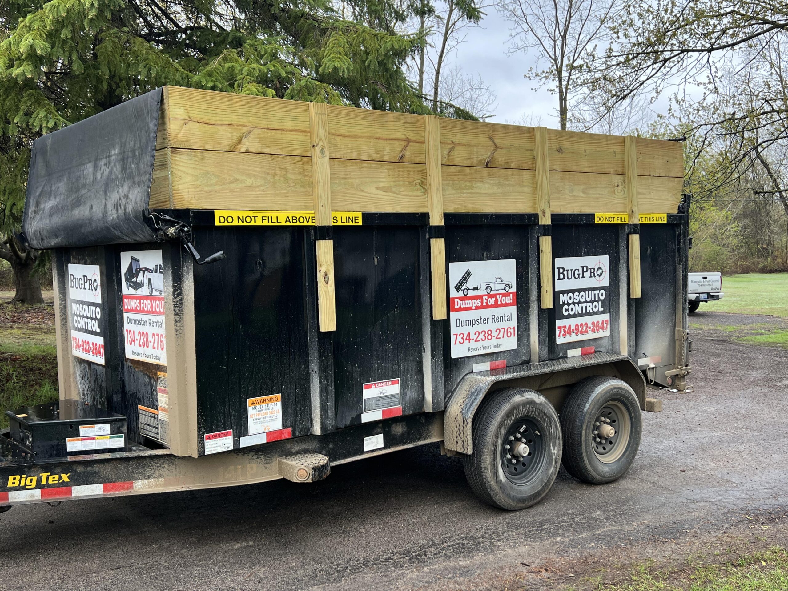 20 - Yard Dumpster Trailer