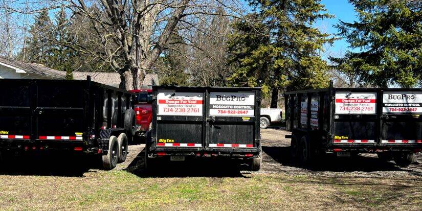 3 Dumpsters for rental in belleville, Michigan