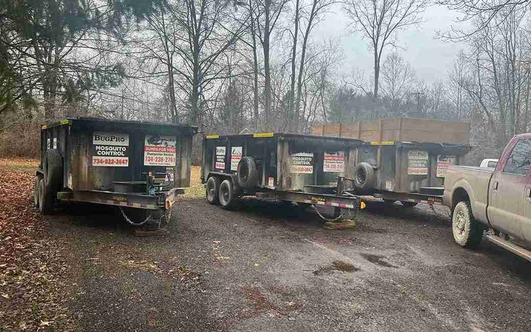 Dumpsters for rental in Wayne County, Michigan