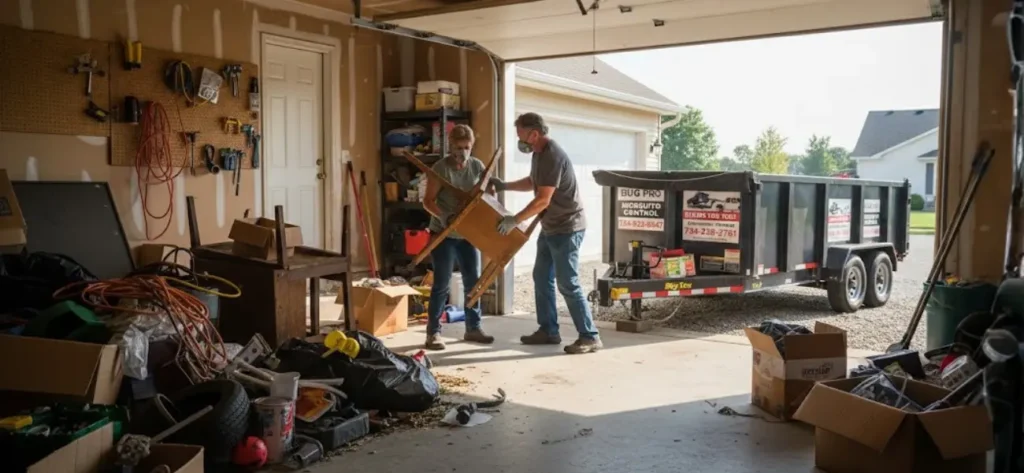 Garage-cleanup-in-canton-michigan.